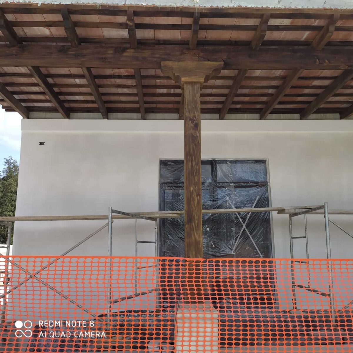 Detalle de acabados en construcción